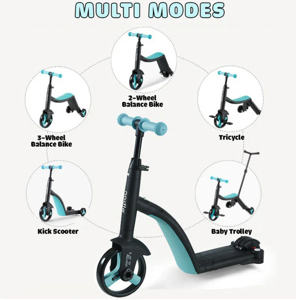 3-in-1 Kids Convertible Scooter ©
